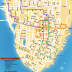 Detailed Map Of The Charleston DASH Trolley Routes Charleston Travel