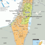 Detailed Political Map Of Israel Ezilon Maps