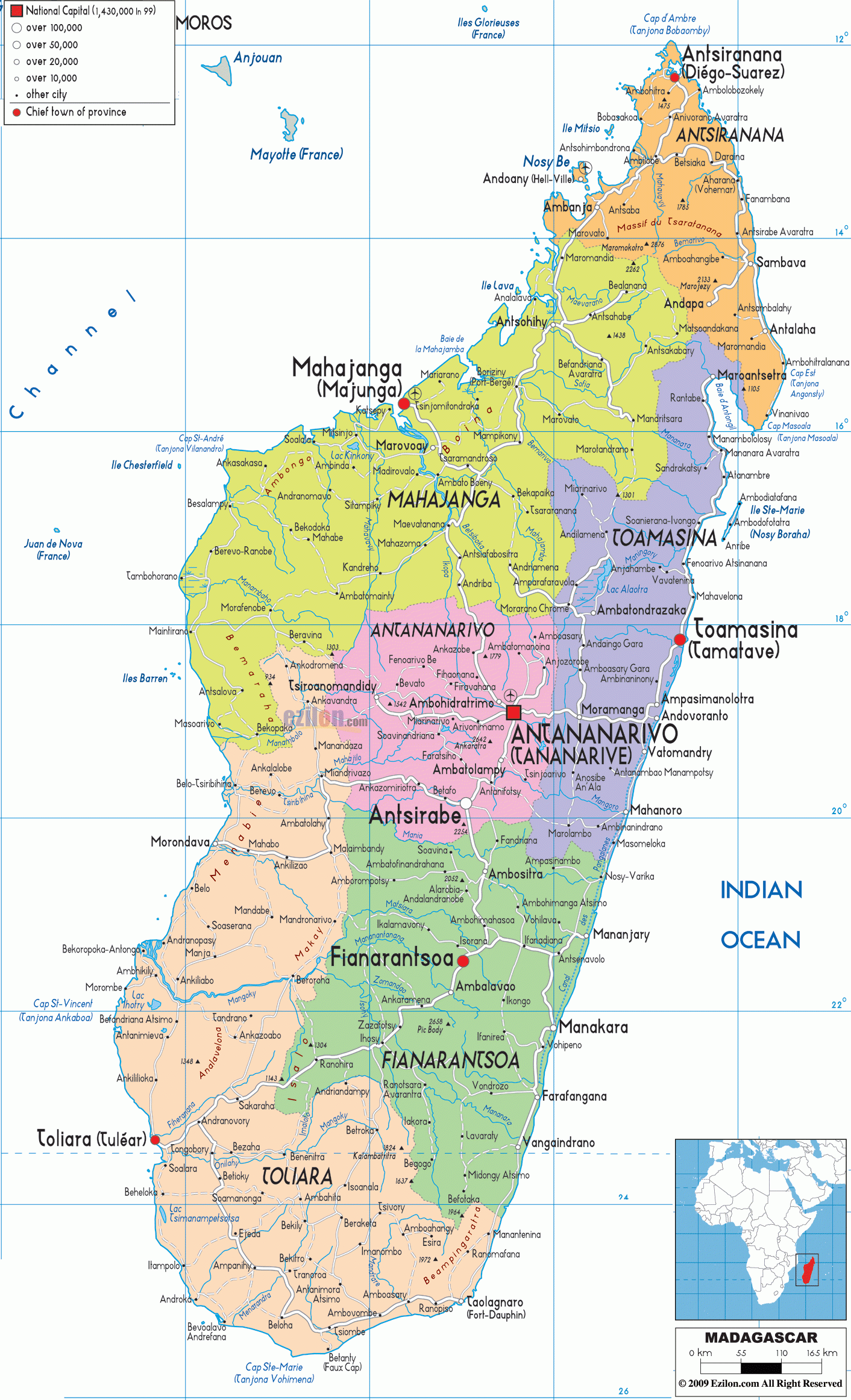 Political Map Of Madagascar Ezilon Maps The Best Porn Website