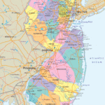 Detailed Political Map Of New Jersey Ezilon Maps