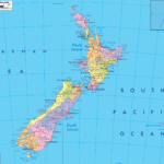 Detailed Political Map Of New Zealand Ezilon Maps