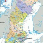 Detailed Political Map Of Sweden Ezilon Maps