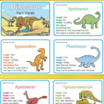 Dinosaur Fact Cards Dinosaur Facts Dinosaur Facts For Kids Fun