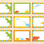 Dinosaur Printable Buffet Cards Food Tags Name Tags INSTANT Etsy