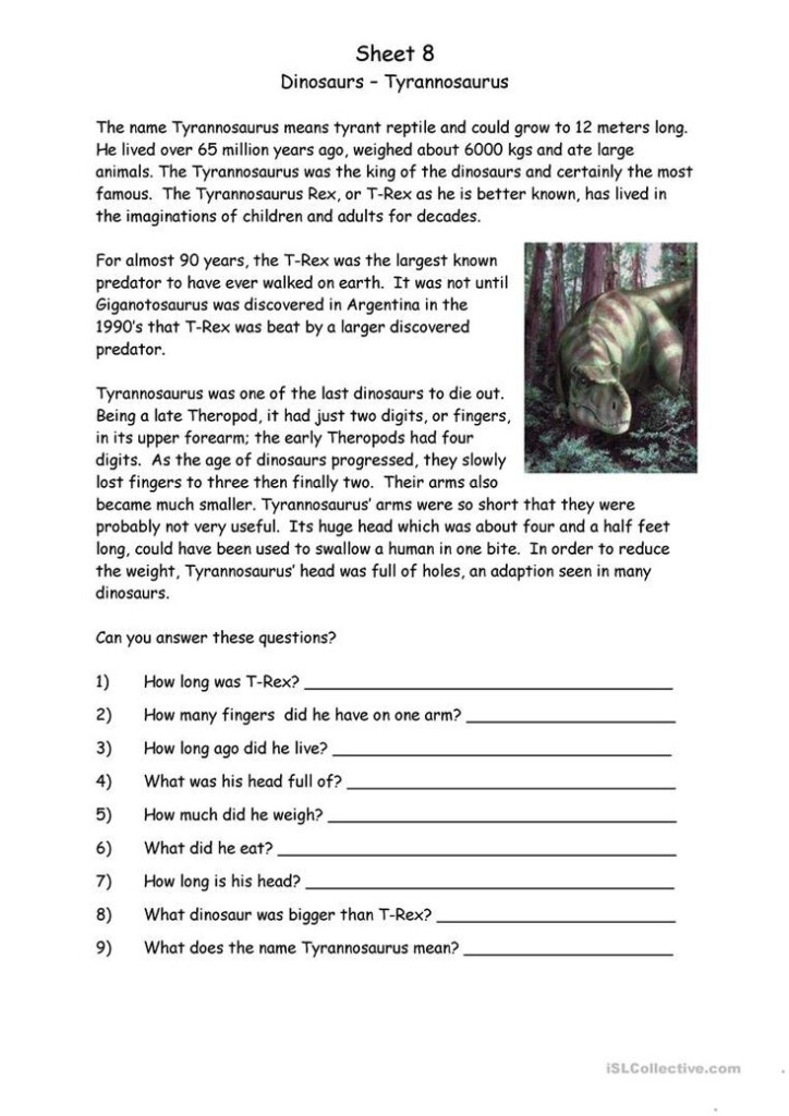 Dinosaurs Worksheet Free ESL Printable Worksheets Made By Teachers 