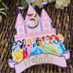 Disney Princess Cake Topper Disney Princesses Cake Topper Etsy