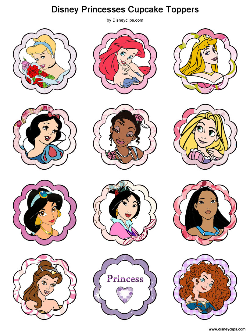 Disney Princess Printables Disneyclips
