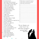 Disney s Magic Kingdom Entertainment Checklist Free Printable Walt