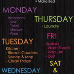 DIY Cleaning Schedule Pictures Photos And Images For Facebook Tumblr