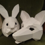 DIY Halloween Masks Animal Masks How To Make Fox Mask Rabbit Mask