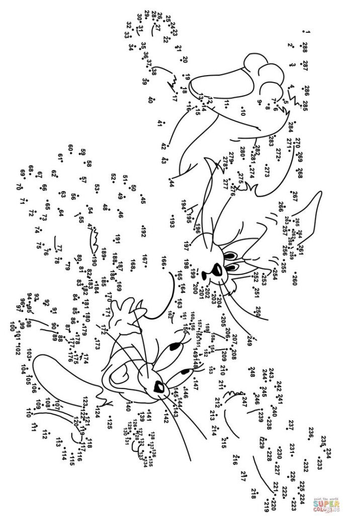 Dot To Dot Printables 1 1000 Animals NEO Coloring