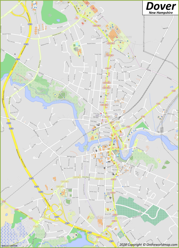 Dover Map New Hampshire U S Maps Of Dover