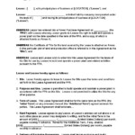 Download Free Land Lease Agreement Printable Lease Agreement