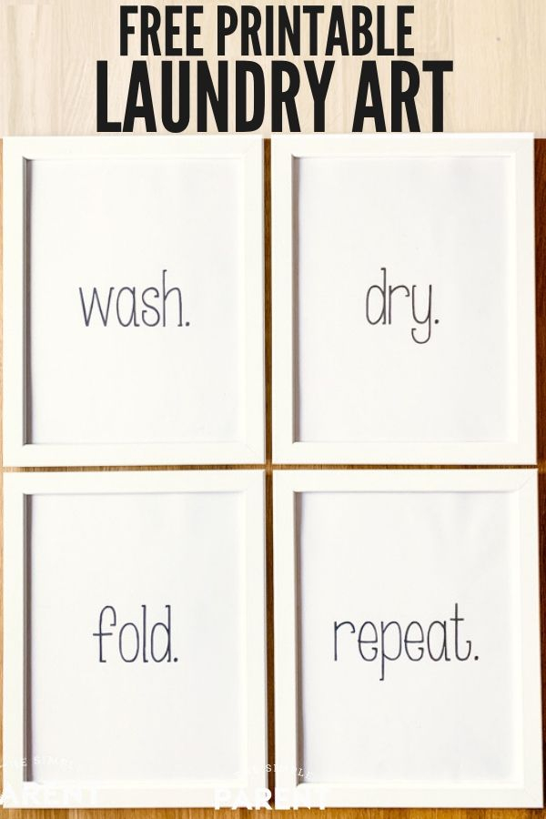 Download Free Laundry Room Printables To Make DIY Decor A Printable Is 