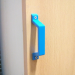 Download Free STL File Pull Handle For Cabinet Doors And Drawers from