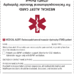 Download Our Medical Alert Card FSHD Society