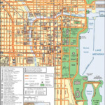 Downtown Chicago Map Chicago Map Downtown United States Of America