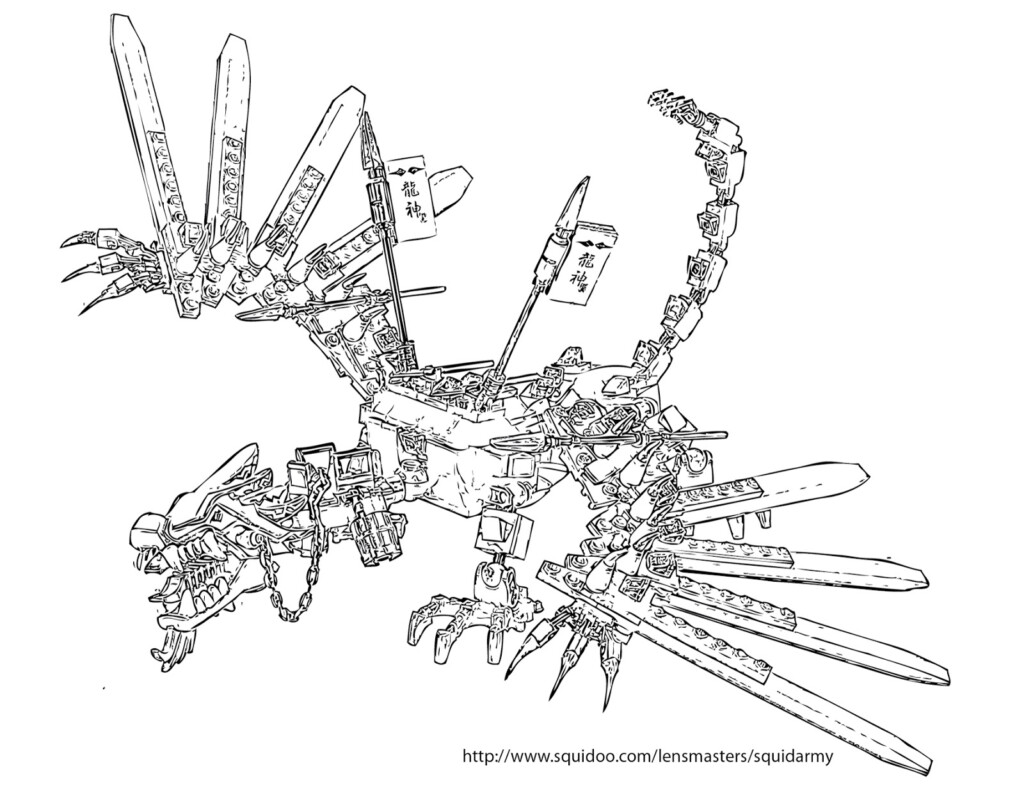 Drawings Ninjago Cartoons Printable Coloring Pages