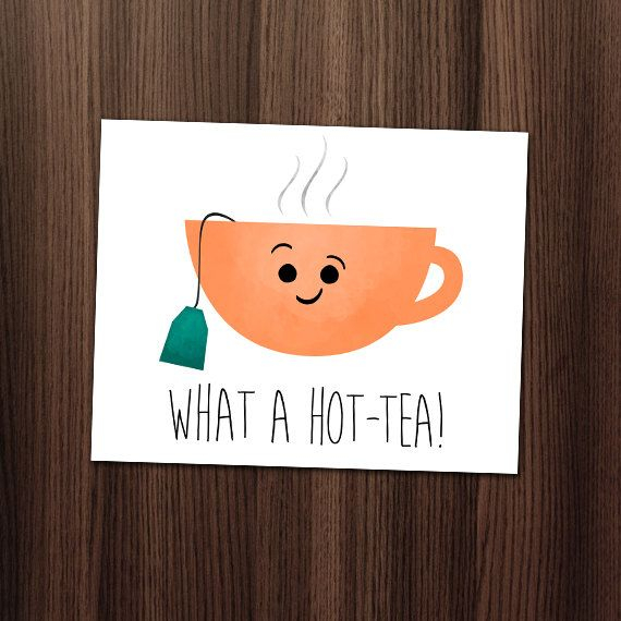 Drop It Like It s Hot Pun Sign Printable JPEG Images Funny Tea Bag