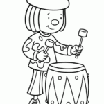 Drum Coloring Pages To Download And Print For Free