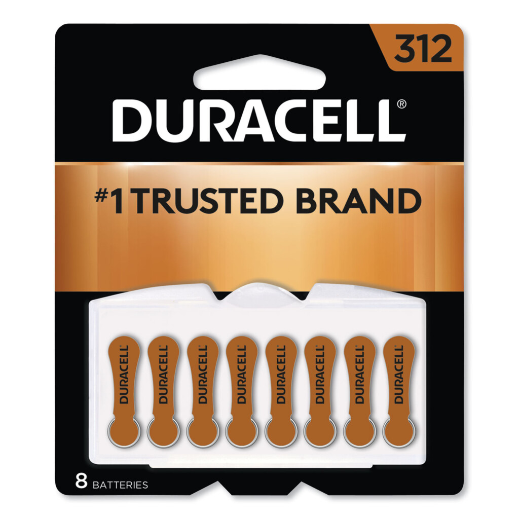 Duracell Hearing Aid Battery 312 8 Pack OfficeSupply