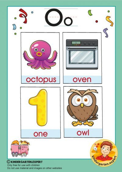 Early Childhood Sight Words Letter O For Kindergarten Kindergarten