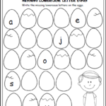 Easter Egg Missing Lowercase Letters Made By Teachers