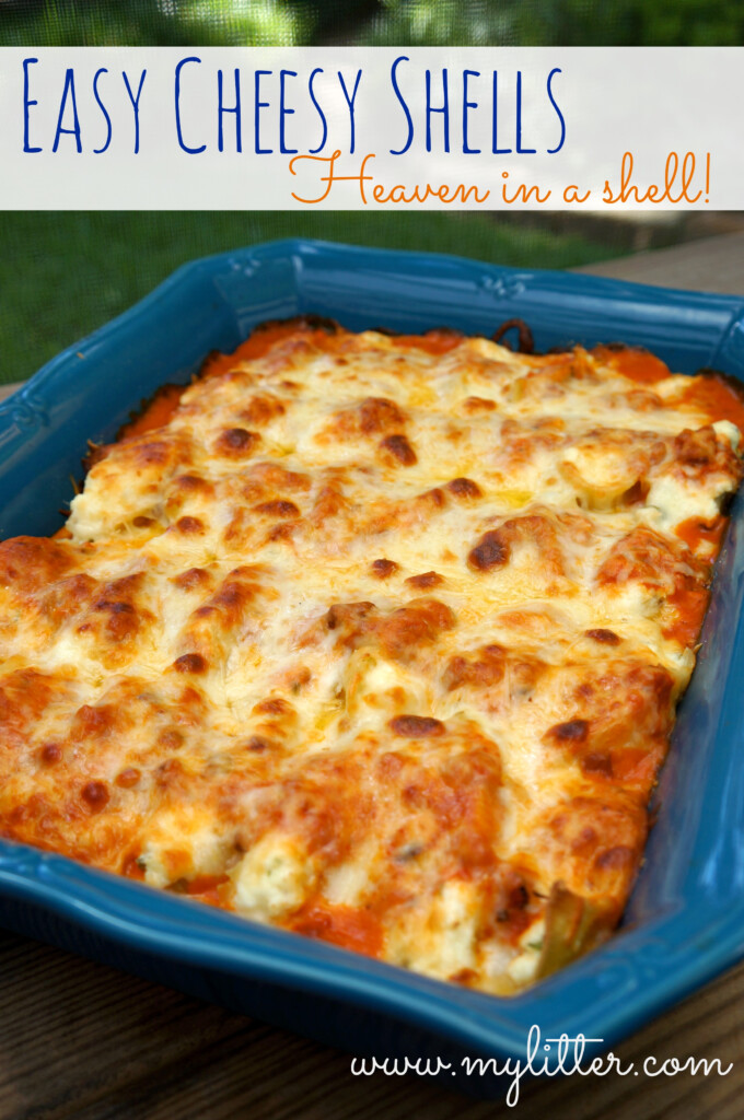 Easy Cheesy Shells Ricotta Stuffed Shells MyLitter One Deal At A Time