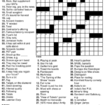 Easy Crossword Puzzles For Seniors Activity Shelter