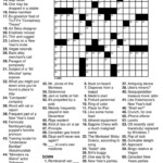 Easy Crossword Puzzles For Seniors Crossword Puzzles Printable