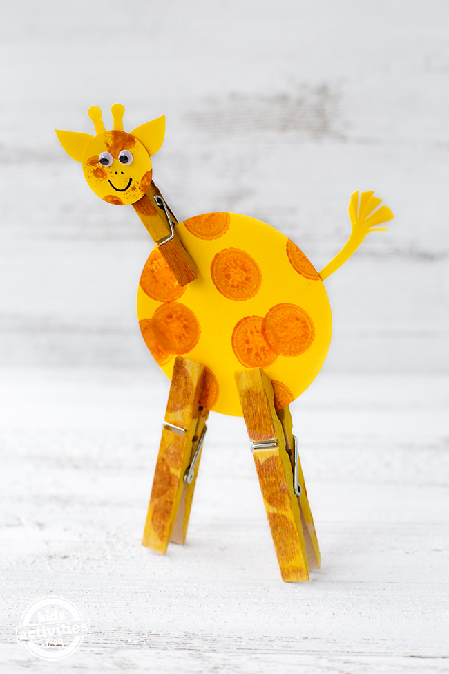 Easy Giraffe Craft For Kids