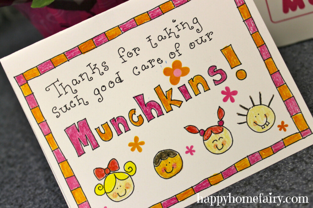 Easy Teacher Appreciation Idea FREE Printable Happy Home Fairy