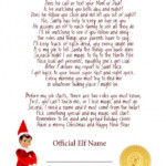 Elf On The Shelf Ideas For Arrival 10 Free Printables Letters From