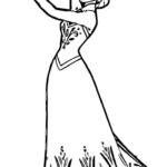 Elsa Queen This Coloring Page Elsa Coloring Mermaid Coloring Pages