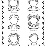 Emotions Coloring Sheet 6 Worksheets 99Worksheets