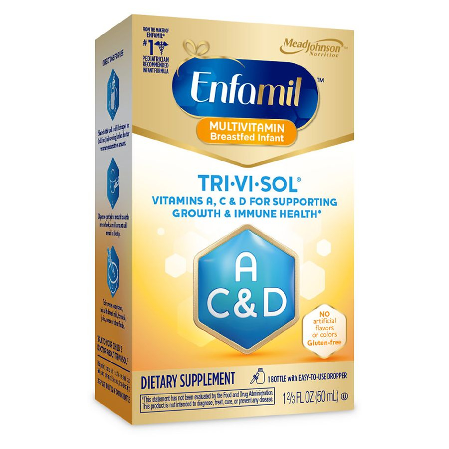 Enfamil Tri Vi Sol Multivitamin Supplement Drops Walgreens