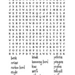 ESL Wordsearches