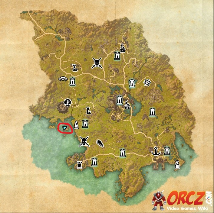 ESO Grahtwood CE Treasure Map Orcz The Video Games Wiki