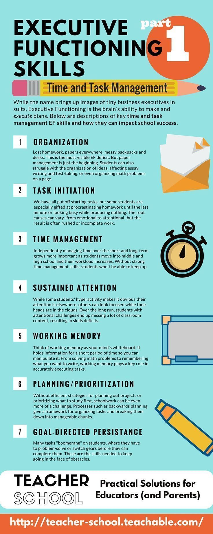 Executive Functioning Skills Range From Organization To Time Management