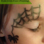 Face Painting Friday DIY Spider Web Halloween Face Painting
