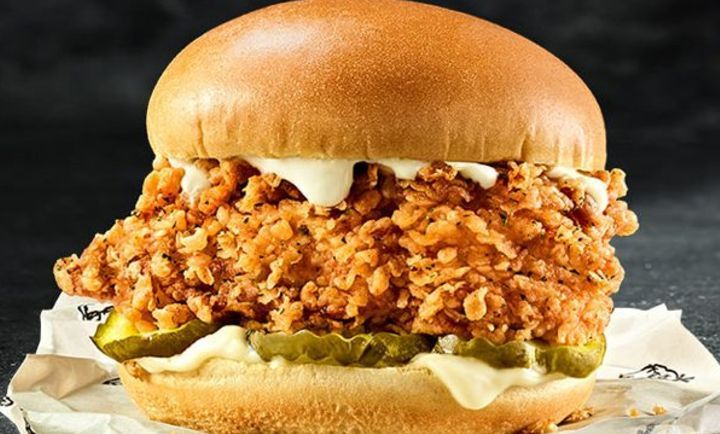 Famous Chicken Chicken Sandwich At KFC