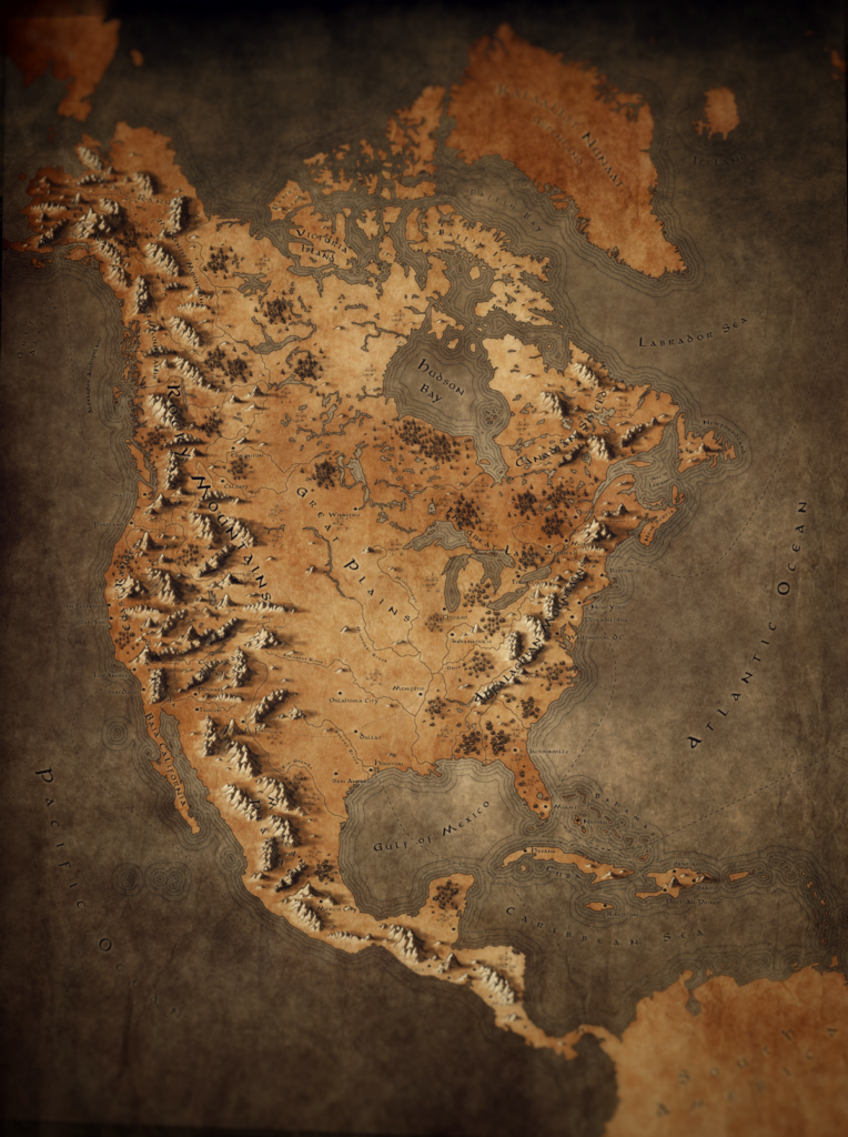 Fantasy Map Of North America Breakdown By Callum Ogden Medium