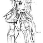 Female Elf Coloring Pages NEO Coloring