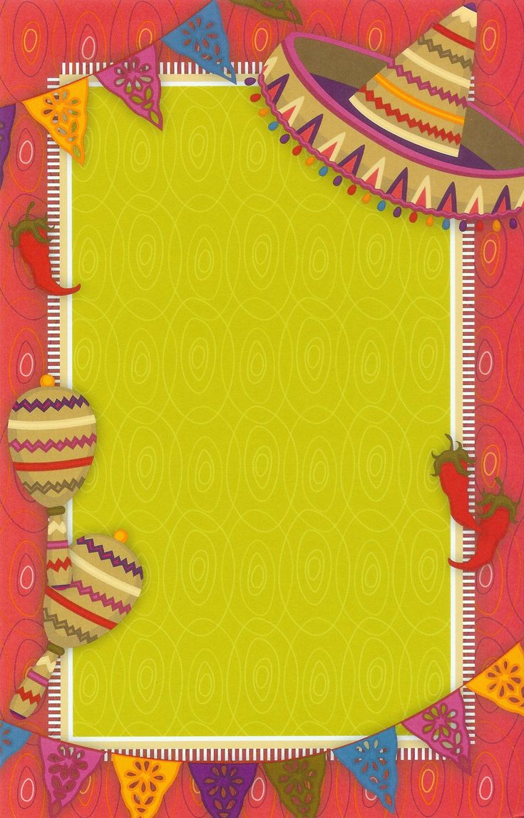 Free Printable Blank Mexican Fiesta Invitations FreePrintable.me