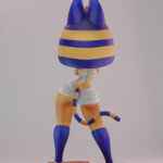 Figure Ankha Animal Crossing Garage Kit Resin Unpainted Etsy UK