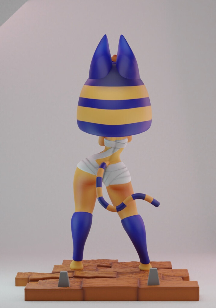 Figure Ankha Animal Crossing Garage Kit Resin Unpainted Etsy UK