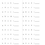 First Grade Class 1 Multiplication Worksheets grade1to6