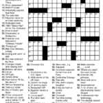 Football Crossword Puzzle Printable Printable Crossword Puzzles