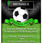 Football Party Invitations Cards Invitation Card Football