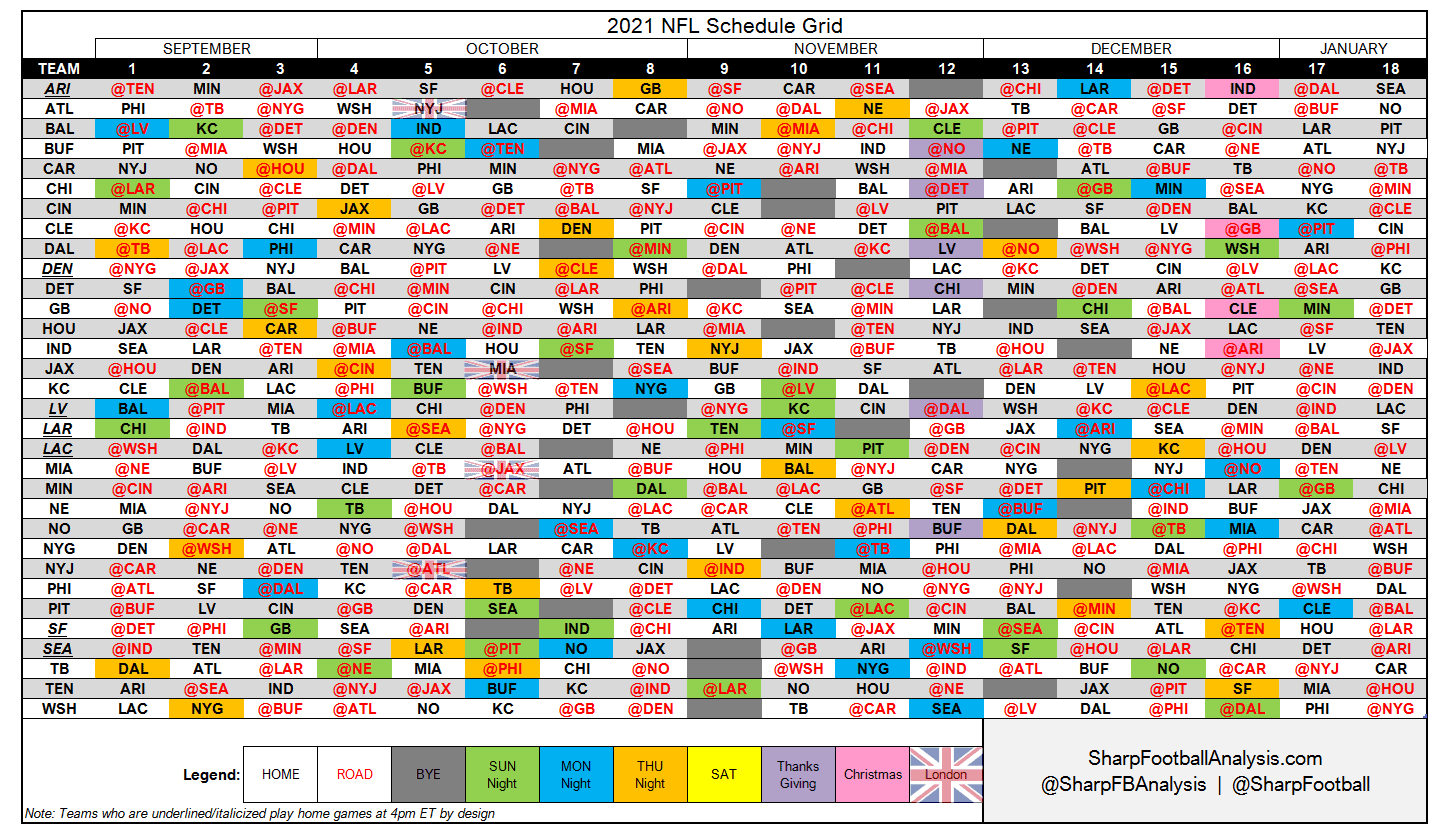 Football Schedule 2022 Nfl How To Make Impact